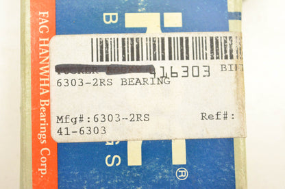 KBC Bearings 6303-2RS Ball Bearing NOS