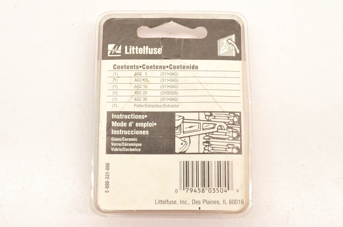 Littlefuse 00940369ZP, 094369 Fuse Kit NOS