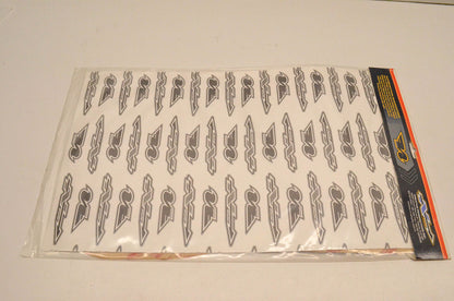 N-Style N01-140 Pre Cut Number Plate Background Clear NOS