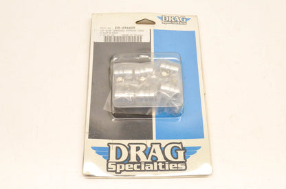 Drag Specialties DS-096609 Grooved Chrome Hose Clamps 6 Pack NOS