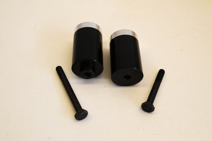 YMS GSXR-1000-Black-07 Billet Frame Sliders NOS