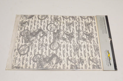 N-Style N02-181 Pre Cut Number Plate Background Black NOS