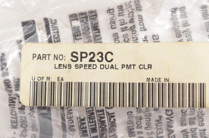 Smith SP23C Dual Speed Clear Replacement Lens NOS