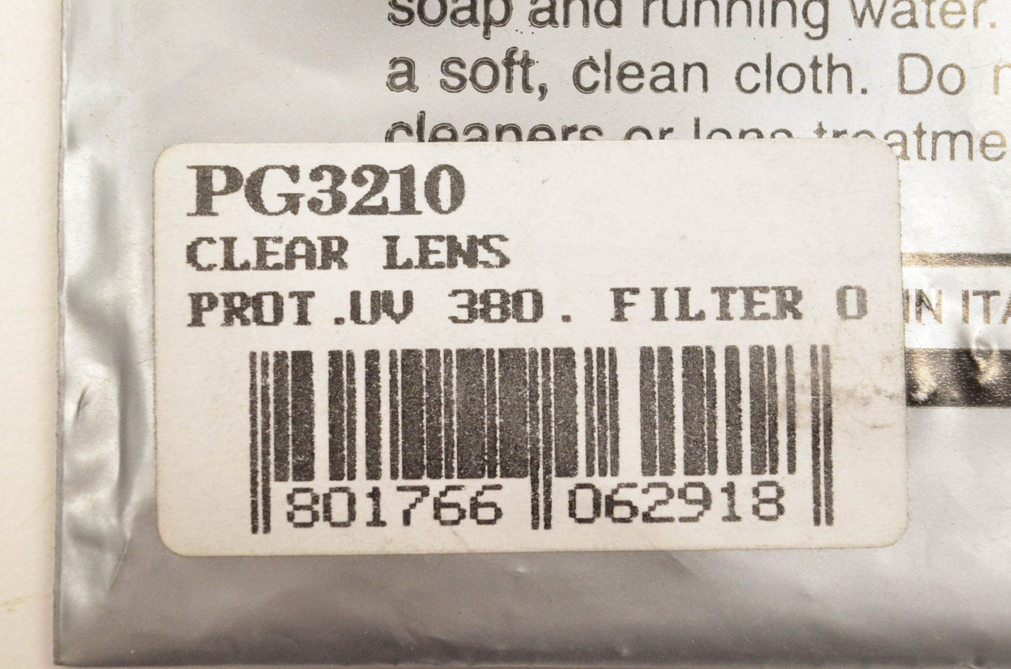 Pro Grip PG3210, 170850 Clear Replacement Lens NOS