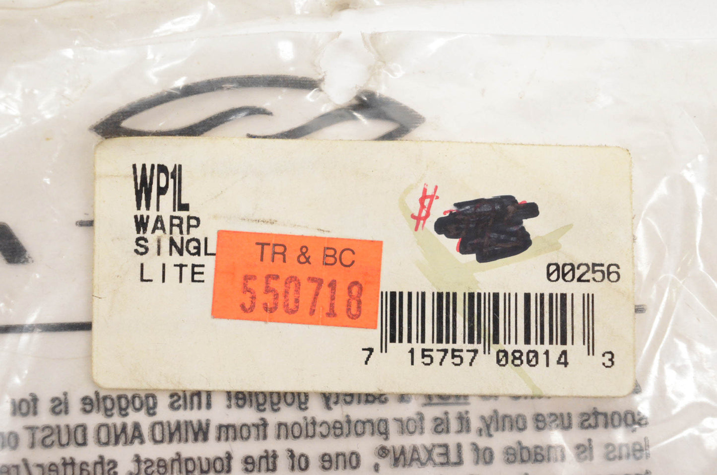 Smith WP1L Warp Single Lite Replacement Lens NOS