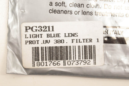 Pro Grip PG3211, PG-3211 Light Blue Replacement Lens NOS