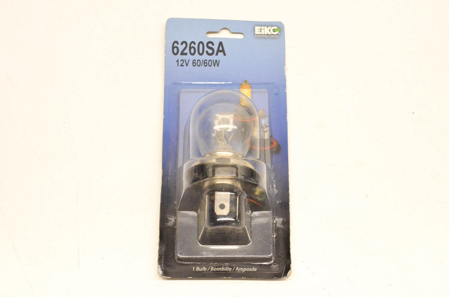 Eiko 6260SA, 6260SA-BP 12V 90/90W Replacement Bulb NOS