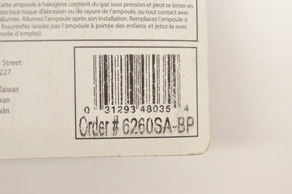 Eiko 6260SA, 6260SA-BP 12V 90/90W Replacement Bulb NOS