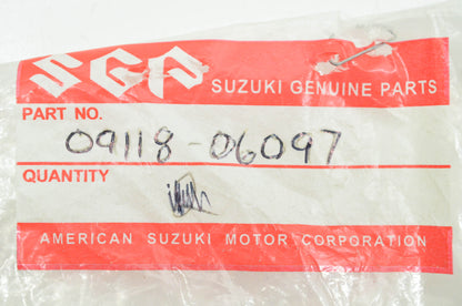 New OEM Suzuki 09118-06097 Bolt NOS