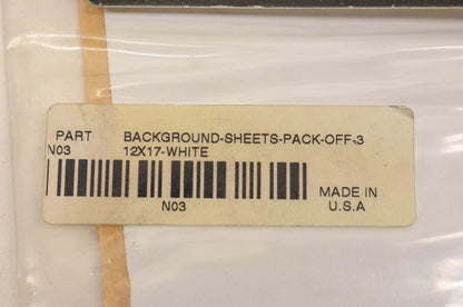 N-Style N03X Number Plate Background Kit White NOS