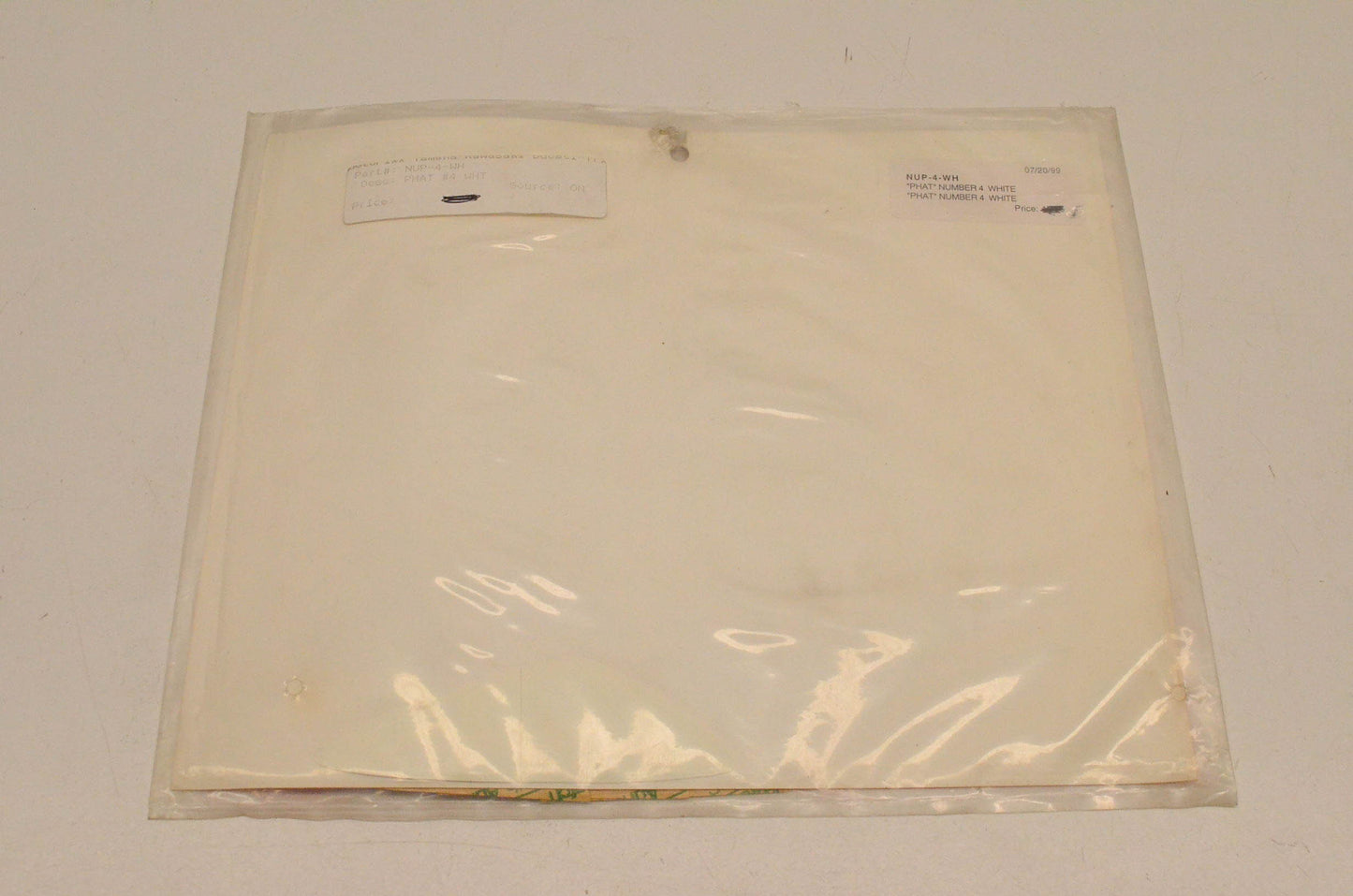 One Industries NUP-4-WH "Phat" Number 4 White NOS