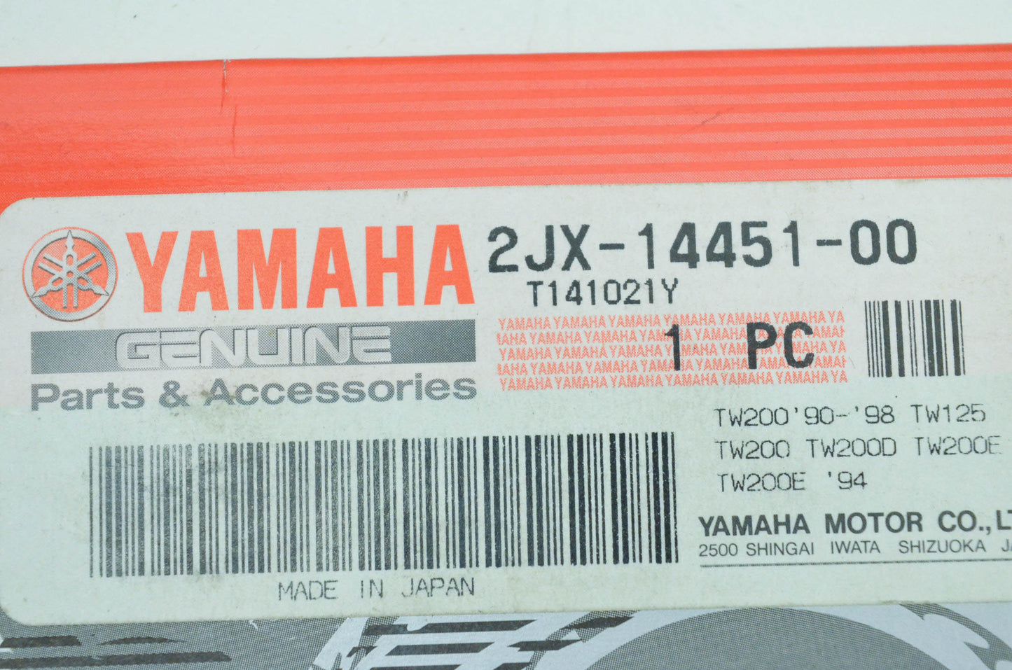 New OEM Yamaha 2JX-14451-00-00 Air Cleaner Element NOS