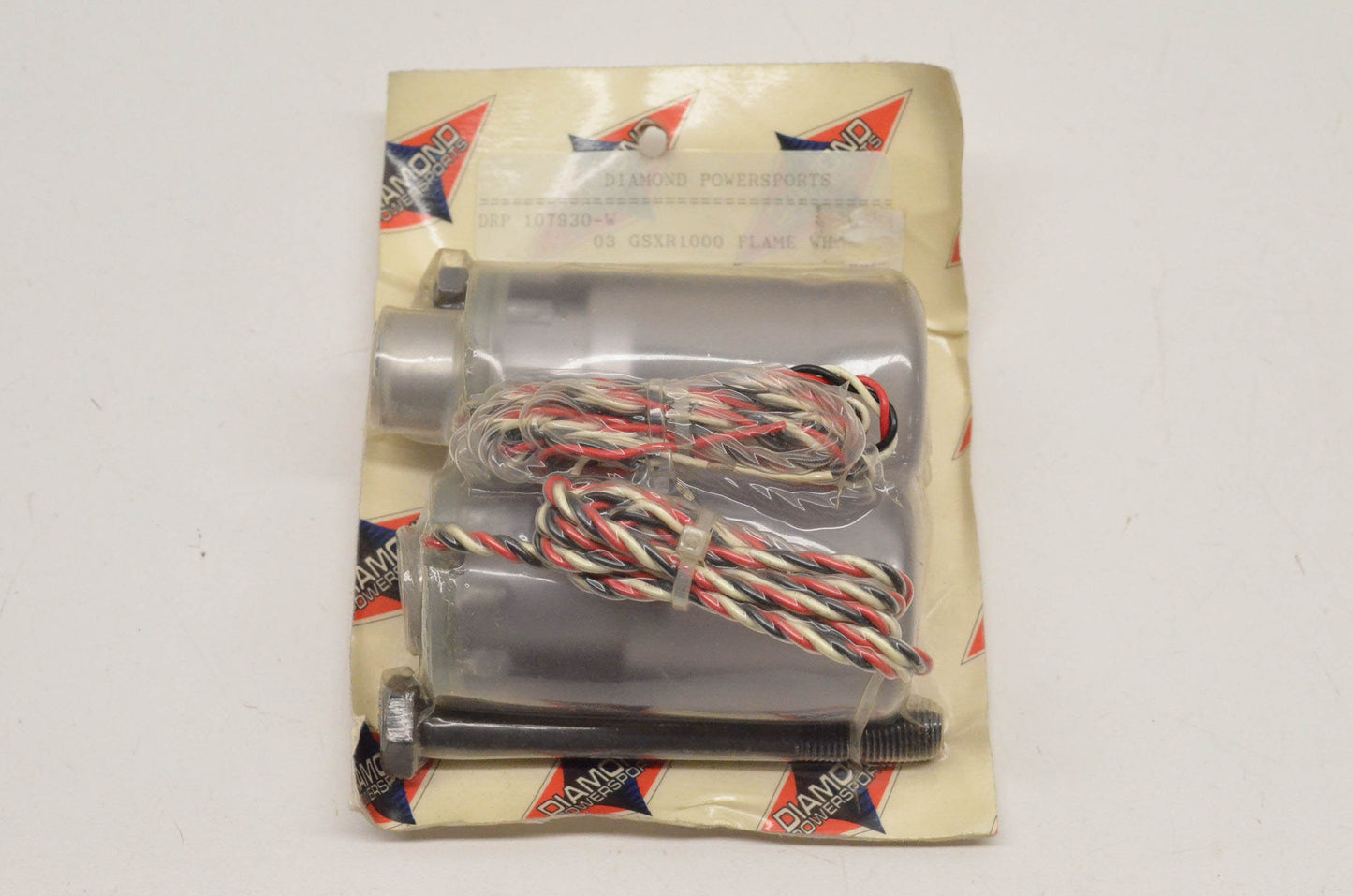 Diamond Powersports 107930-B, 107930B Flame LED Frame Sliders Kit NOS