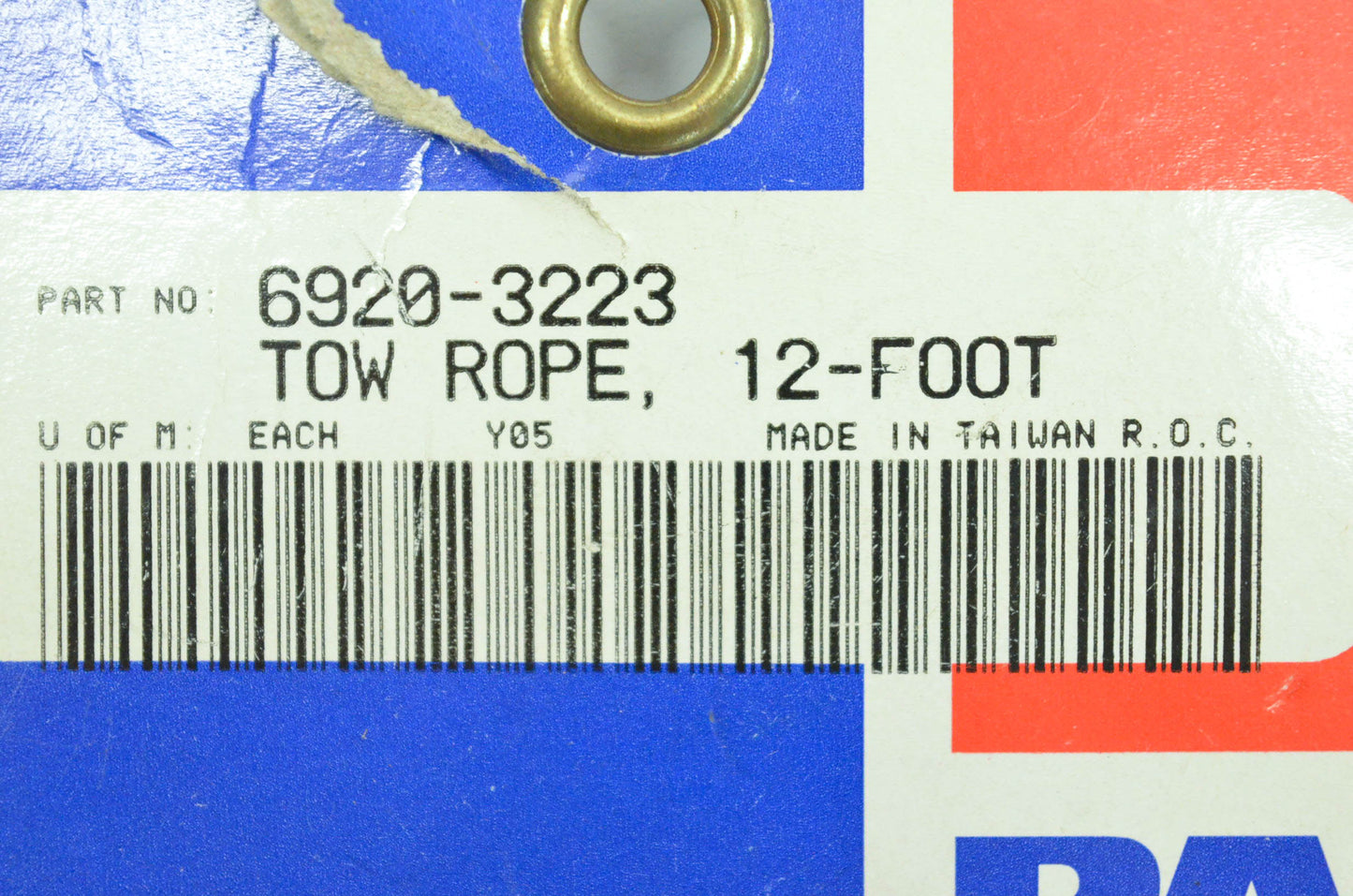 Parts Unlimited 6920-3223 Tow Rope 12' NOS