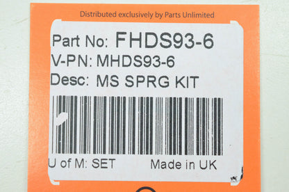 Moose Racing FHDS93-6, MHDS93-6 Spring Kit NOS