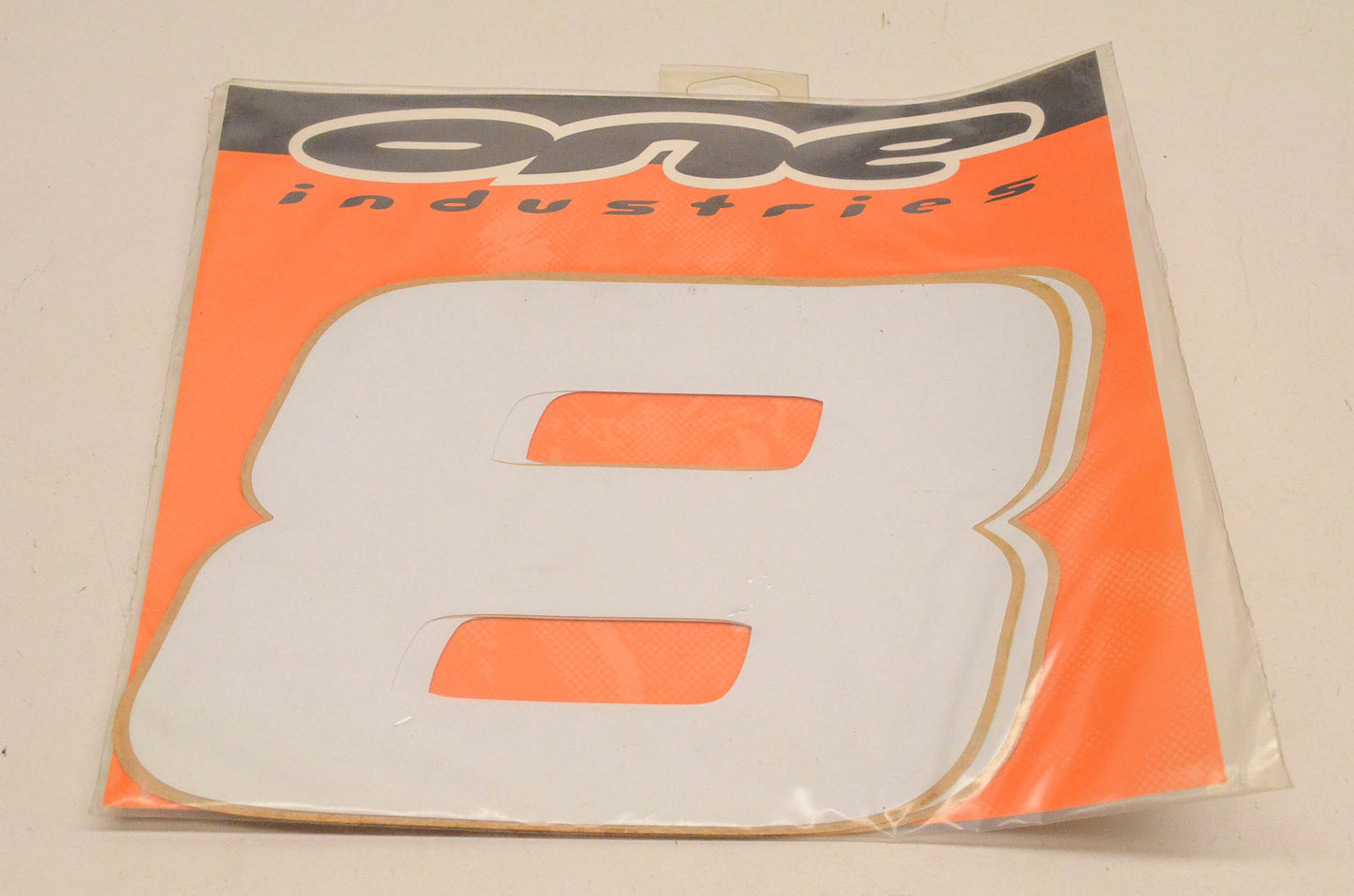 One Industries NUP-8-WH "Phat" Number 8 White NOS