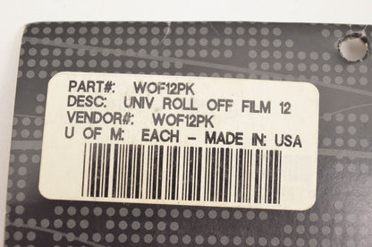 Smith WOF12PK Universal Roll Off Film Qty 12 NOS