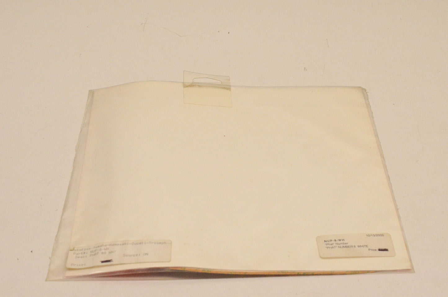 One Industries NUP-8-WH "Phat" Number 8 White NOS