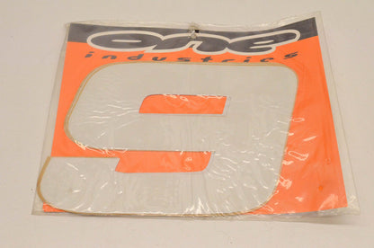 One Industries NUP-9-WH "Phat" Number 9 White NOS