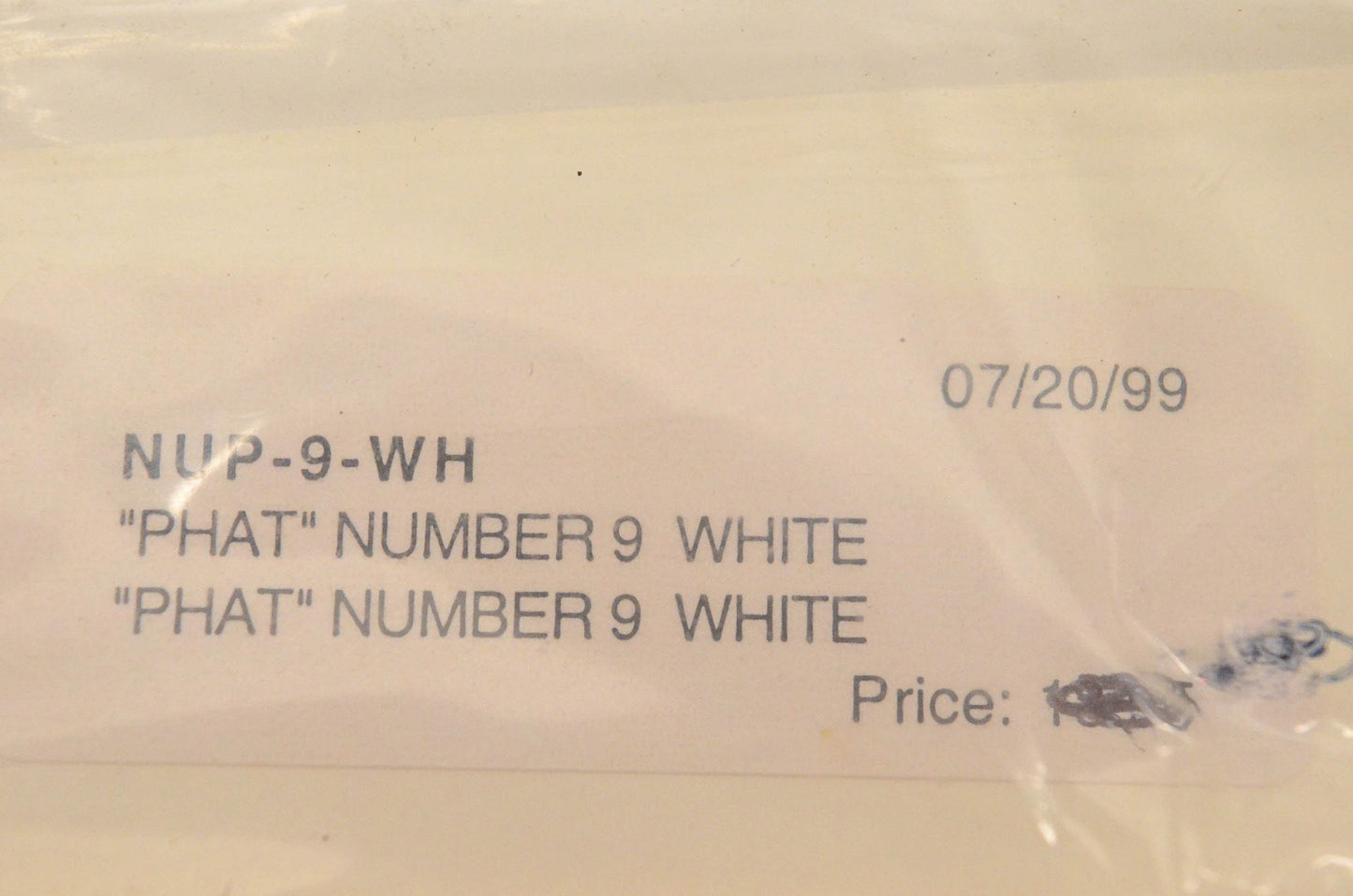One Industries NUP-9-WH "Phat" Number 9 White NOS