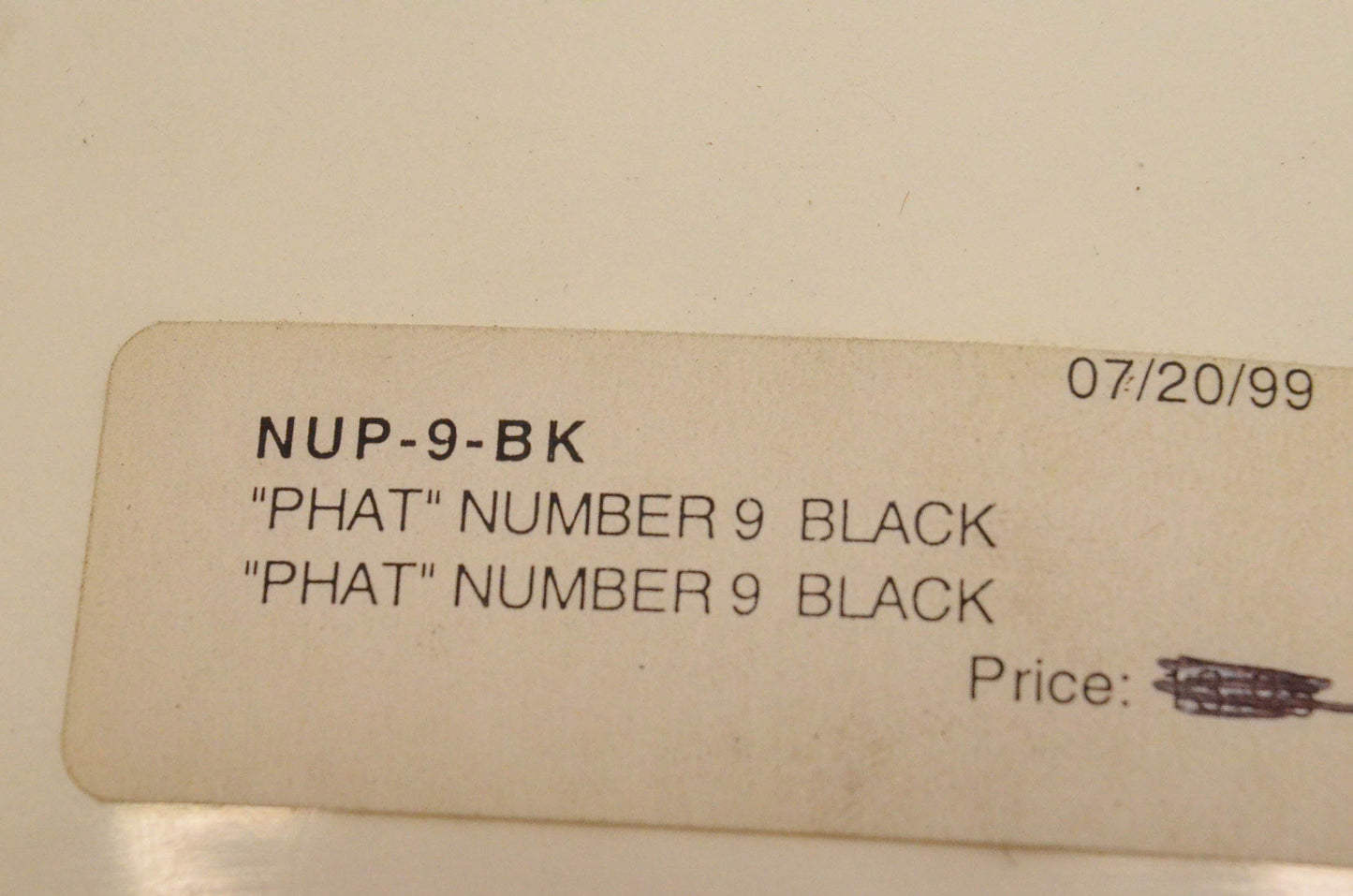 One Industries NUP-9-BK "Phat" Number 9 Black NOS