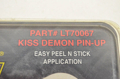 Lethal Threat LT70067 Kiss Demon Pin-Up Motorcycle Tank Protector NOS