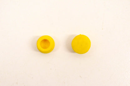 Aftermarket 275500214, P275500214 Yellow Bumper Plugs Qty 2 NOS