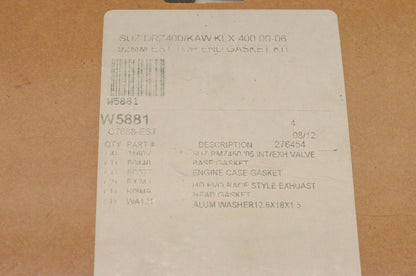 Wiseco W5881 Gasket Kit NOS