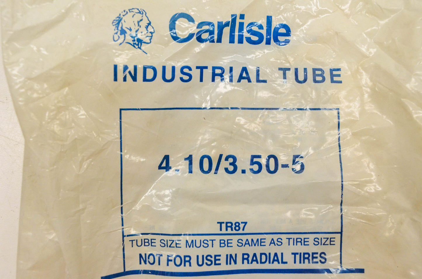 Carlisle TR87 Industrial Tire Tube 4.10/3.50-5 NOS