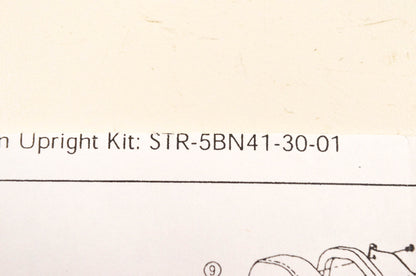 New OEM Yamaha Backrest Sidearm And Upright Kit NOS