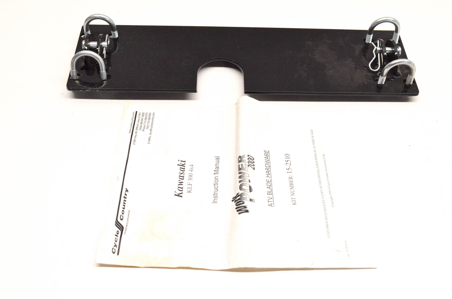 Cycle Country 15-2510 ATV Blade Mount Kit NOS