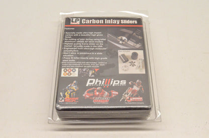 Lockhart Phillips 428-5014 Carbon Inlay Sliders NOS