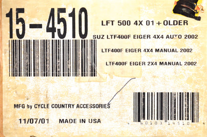 Cycle Country 15-4510 Plow Mounting Kit NOS