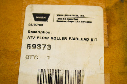 Warn 69373 Plow Roller Fairlead NOS
