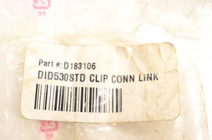 Diado Kogyo DID50, D183106 DID50 DID 530STD Clip Connecting Link NOS