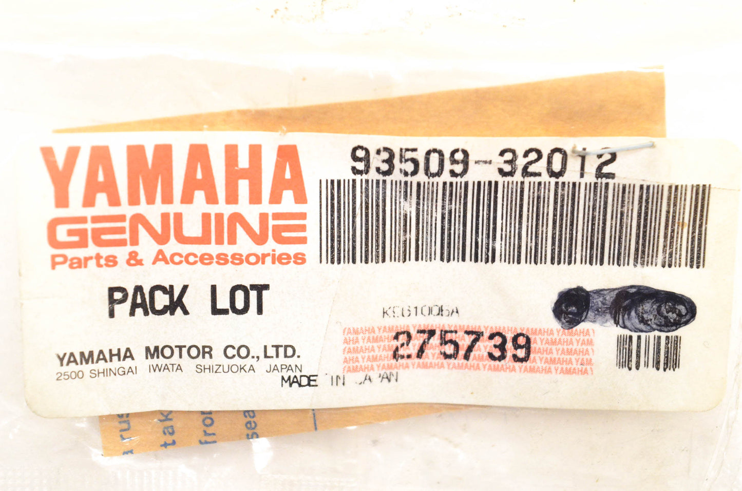 New OEM Yamaha 93509-32012-00 Ball Bearings Qty 5 NOS