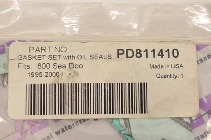 Jetlyne PD811410 Gasket Kit With Oil Seals NOS