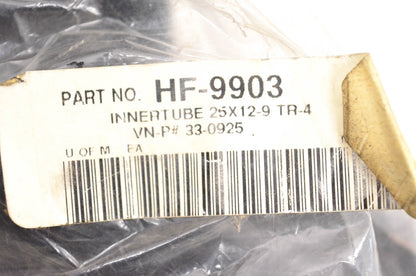HFR HF-9903, 33-0925, 918209 25x12.00-9 / 25x13.50-9 Tire Inner Tube NOS