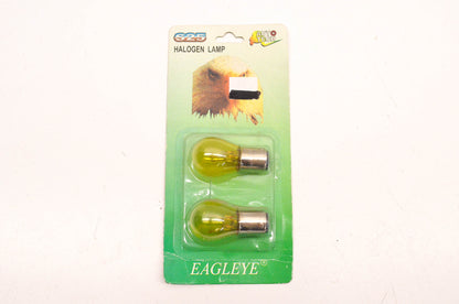 Eagleye Auto Tech S25 Yellow Halogen S25 Bay15D Yellow Bulbs Qty 2 NOS