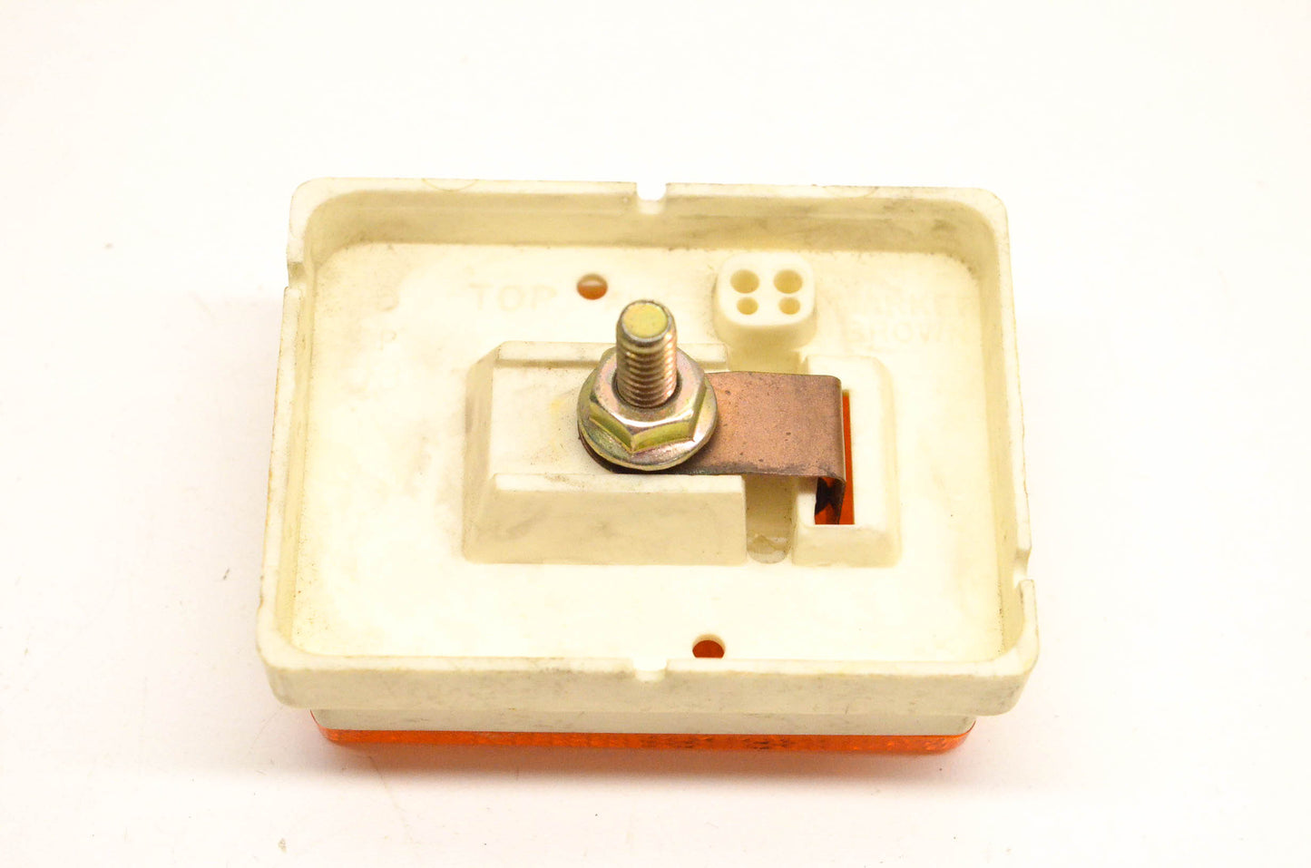 Wesbar 3327 Amber Square Lamp NOS