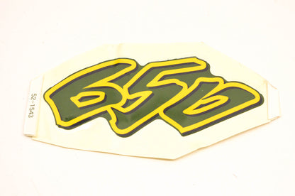 New OEM Kawasaki 56052-1543 Side Cover 650 Mark Decal NOS