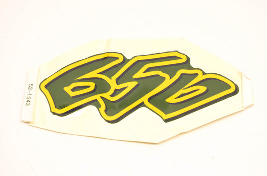 New OEM Kawasaki 56052-1543 Side Cover 650 Mark Decal NOS