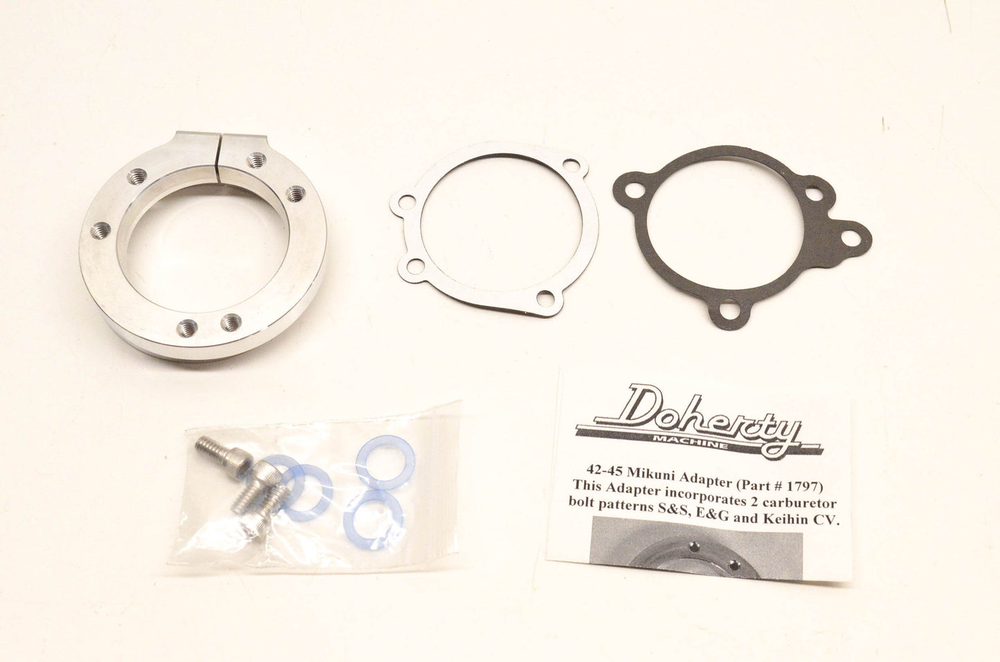 Doherty 7805-0032, 1797 Carburetor Adapter Kit NOS