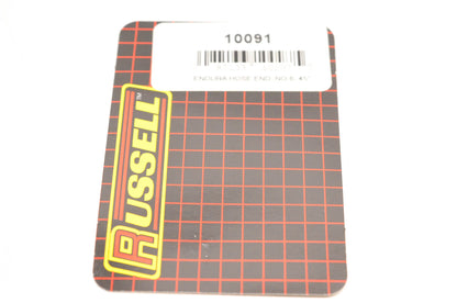 Russell 10091 Endura Hose End No6 45 Degree NOS