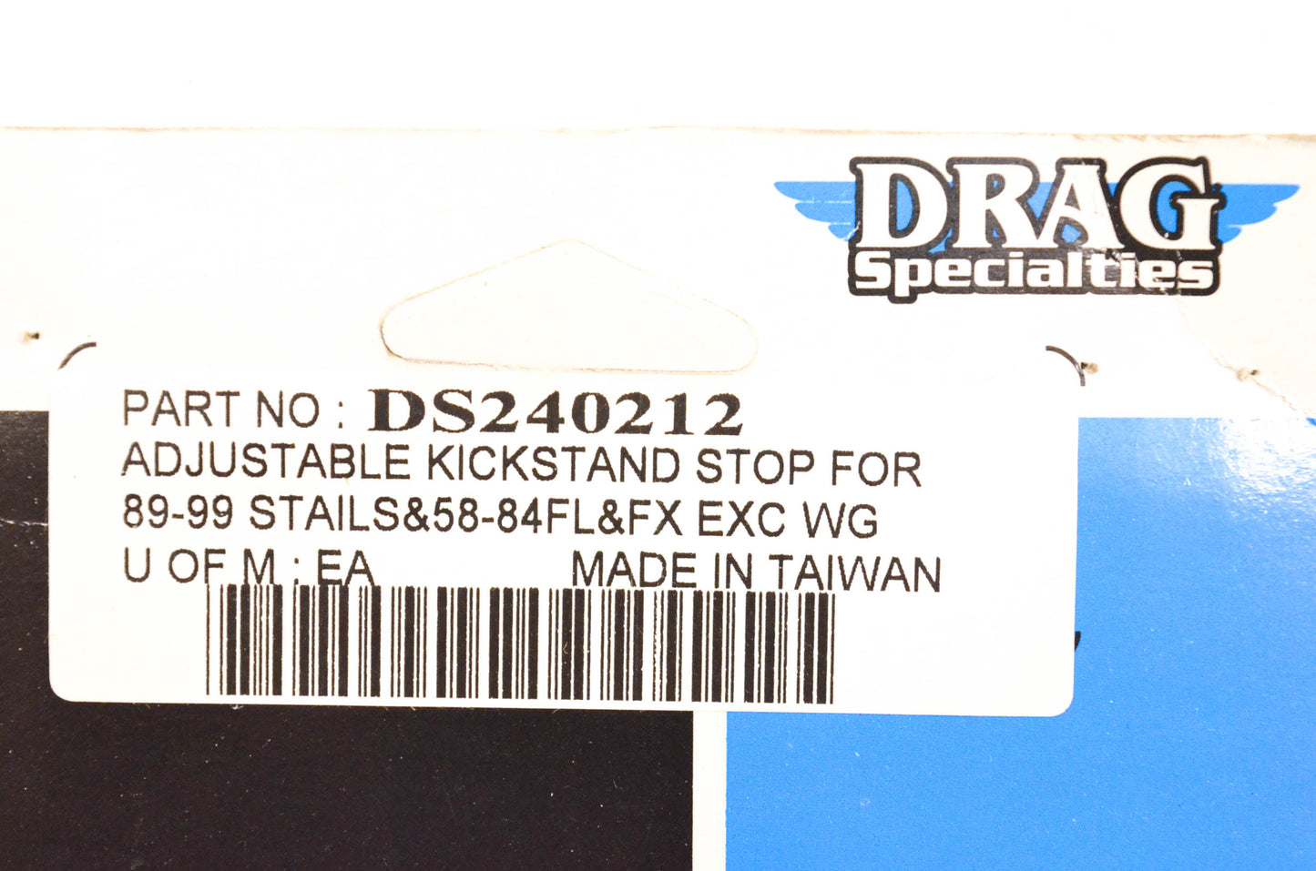 Drag Specialties DS240212 Adjustable Kickstand Stop NOS
