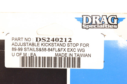 Drag Specialties DS240212 Adjustable Kickstand Stop NOS