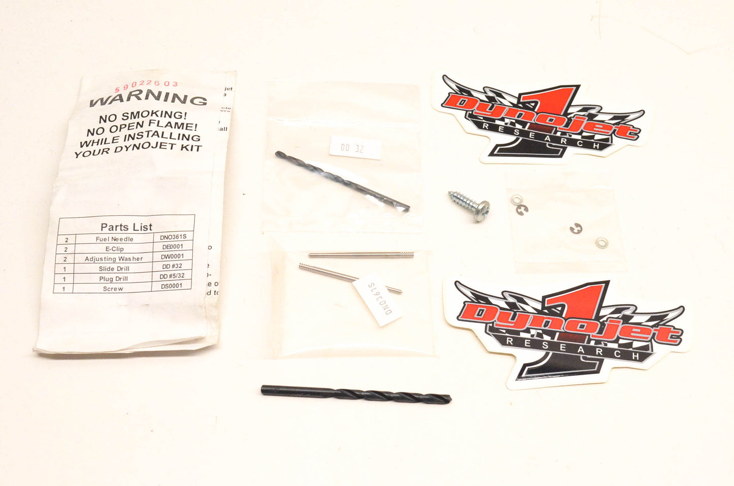 Dynojet DJ-3143, 3143, 34143.001 Jet Kit NOS
