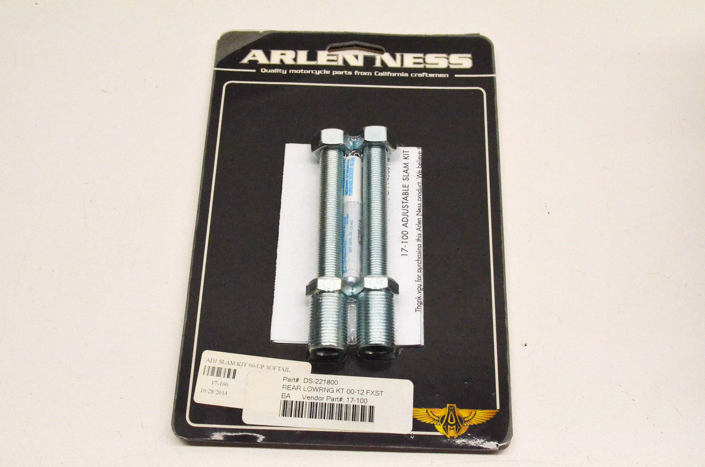 Arlen Ness DS-221800, 17-100 Adjustable Slam Kit NOS