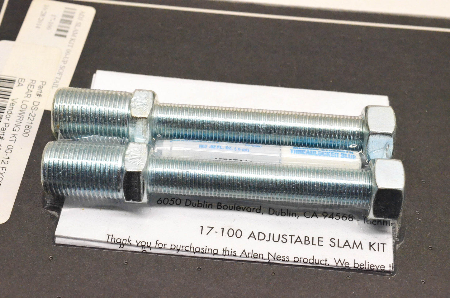 Arlen Ness DS-221800, 17-100 Adjustable Slam Kit NOS