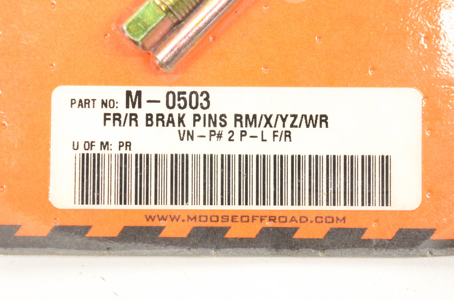 Moose M-0503 Front Brake Pin Kit NOS